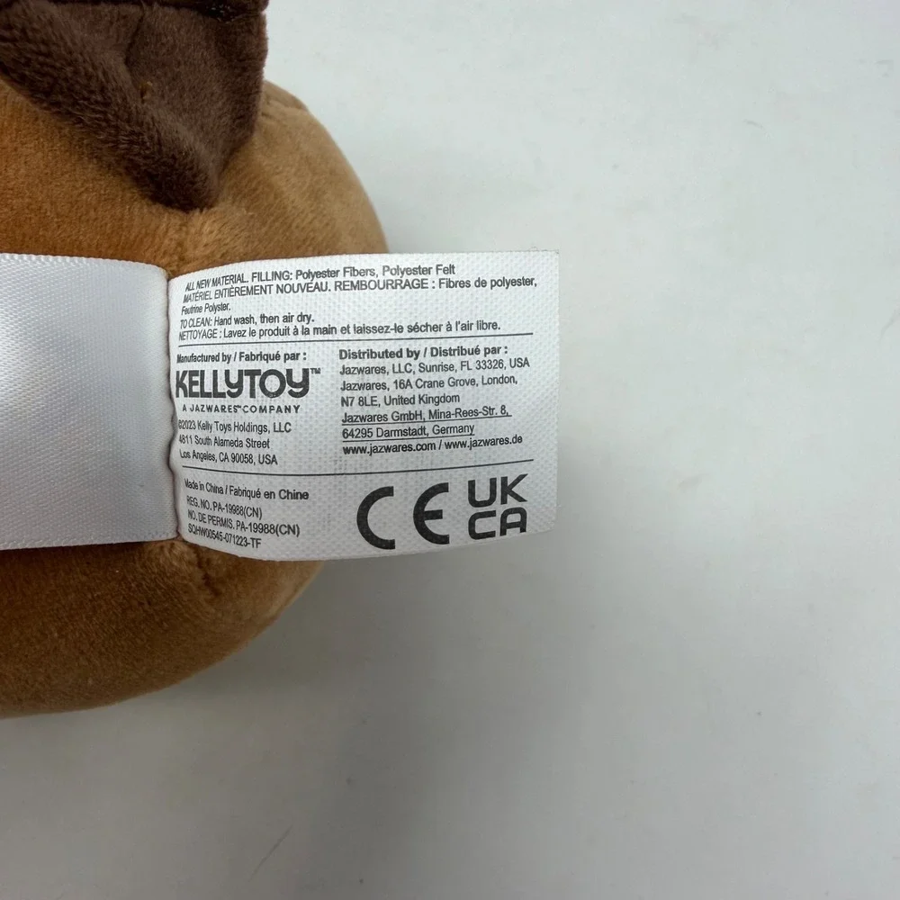 Squishmallows Chip the Beaver Wearing‎ Beanie Hat Plush Toy Stuffed Animal 5